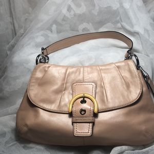 Beautiful Pink iridescent Coach Bag